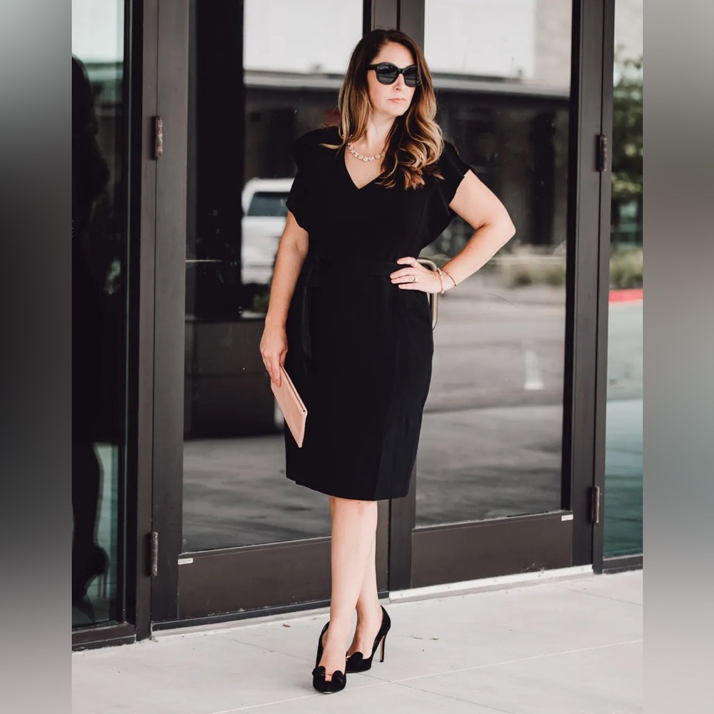 Eliza J Black Suit Dress